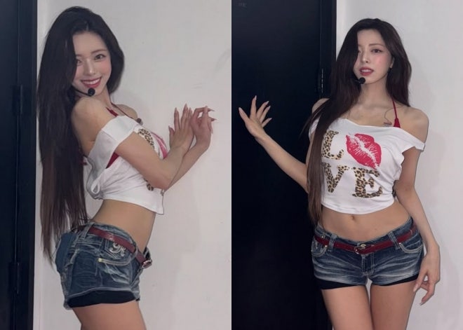 ITZY 유나, 현아 ‘버블팝’ 의상 입었더니…‘골반 미녀’ 별명 제대로 증명