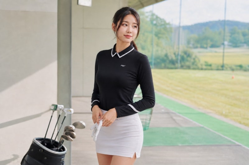 여성 골프 긴팔티 추천, 간절기 라운딩에 좋은 기능성 상의