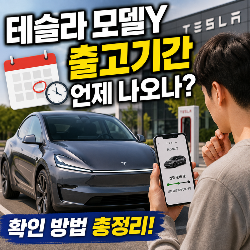 테슬라 모델 Y 출고기간, 언제 나오나? 계약했다면 여기부터 확인하세요