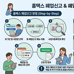 홈택스 폐업신고 방법 총정리｜사업자 폐업신고 이렇게 하세요