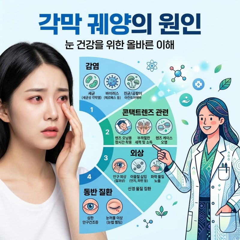 각막궤양, 초기 증상부터 치료까지 정리