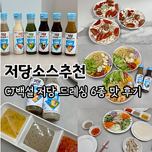 식단관리 필수템 저당소스! 백설 저당소스 6종으로 만든 샐러드, 샐러드파스타, 월남쌈