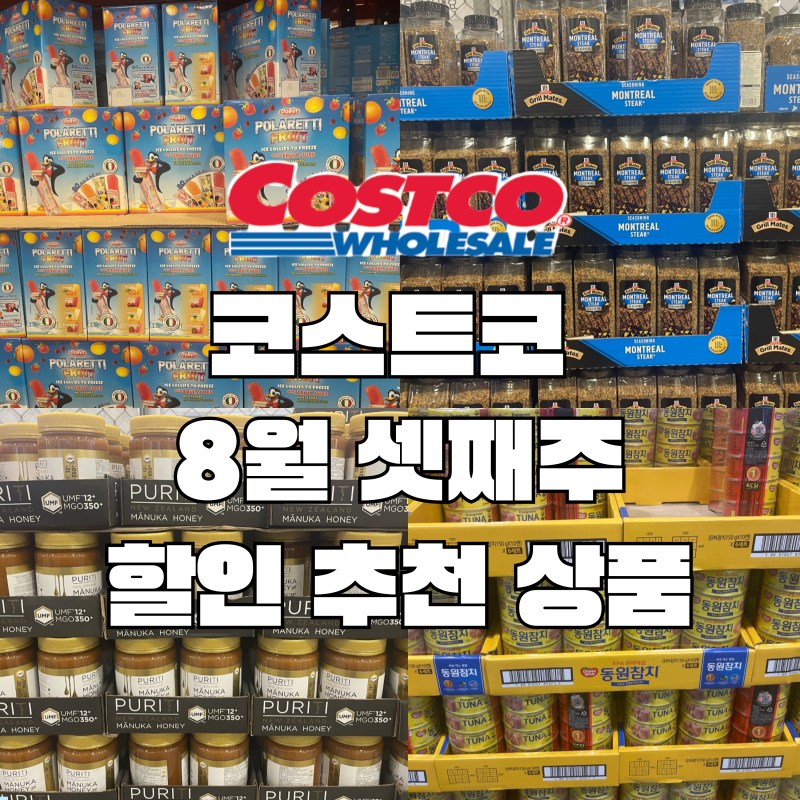 코스트코 8월 셋째주 할인 추천 상품 총정리