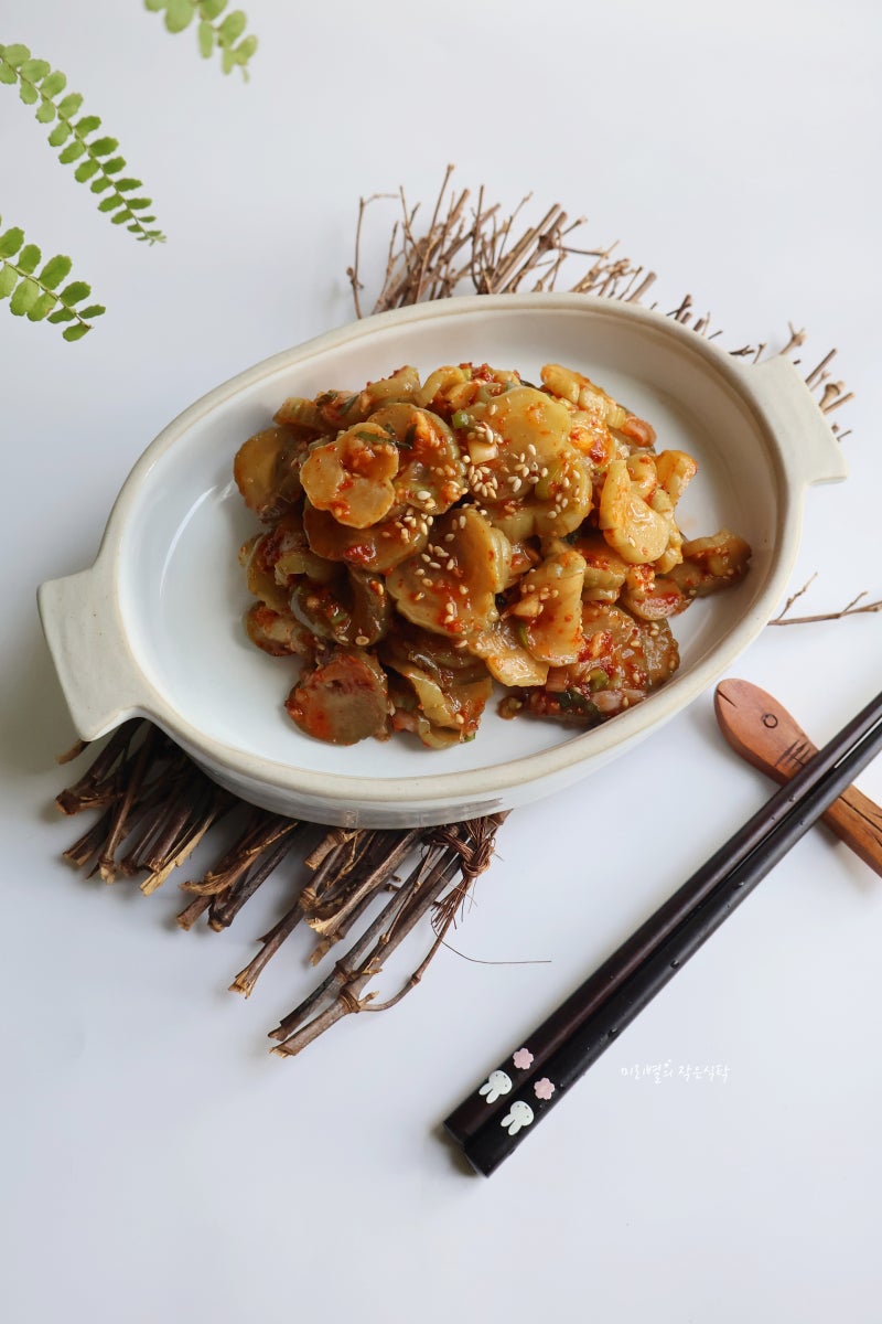 오이지무침 양념 레시피 맛있져 간단한 밑반찬