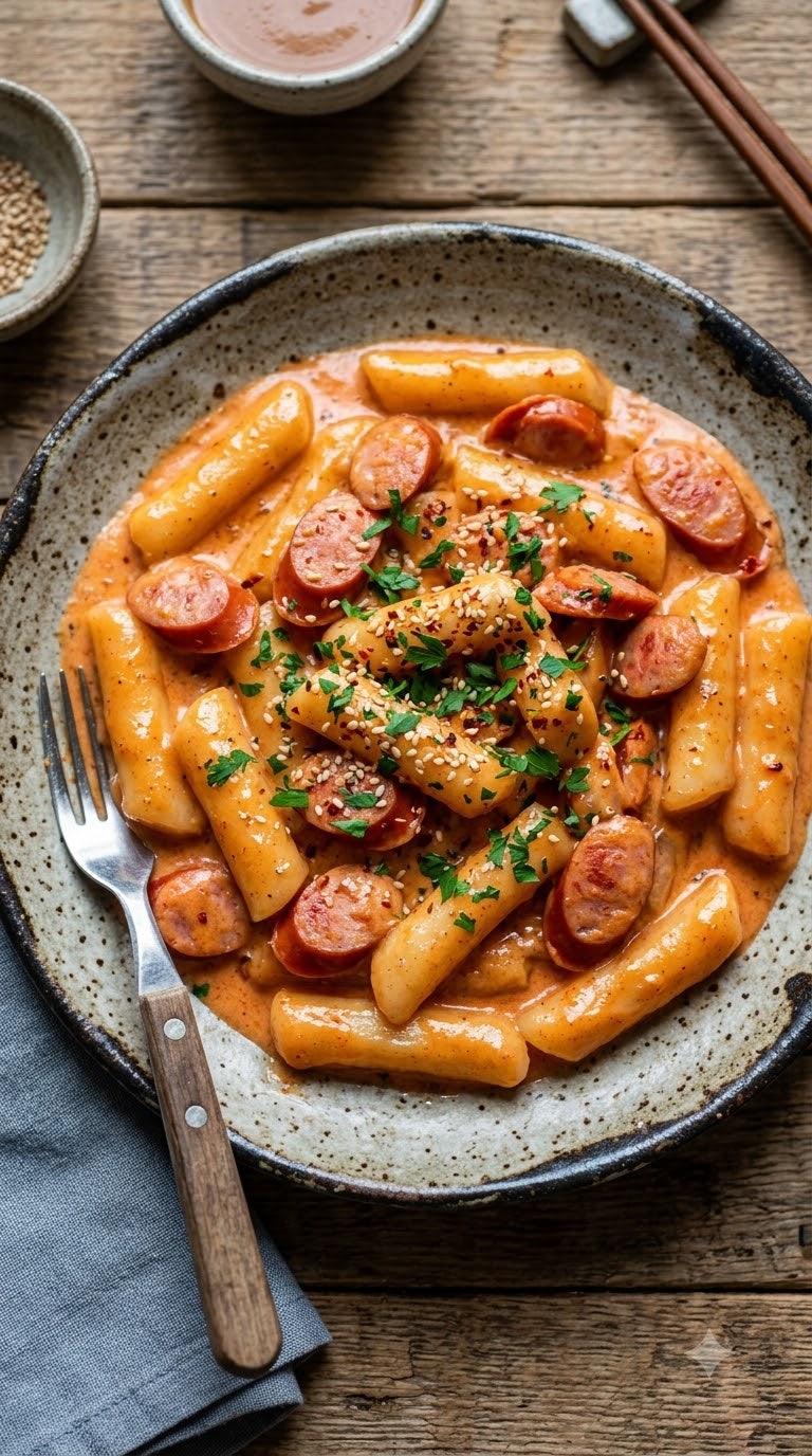 류수영 로제떡볶이 만드는법 생크림 없이 우유와 고추장으로 만드는 황금레시피