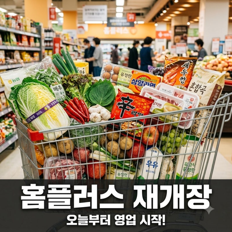 홈플러스 재개장 확정! 오늘부터 67개 매장 영업 재개 총정리