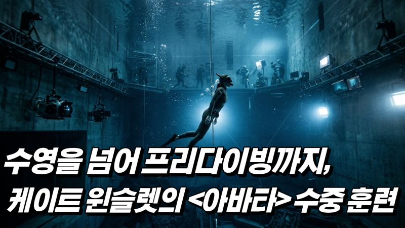 7분 15초의 기록｜케이트 윈슬렛의 특별한 수중 훈련