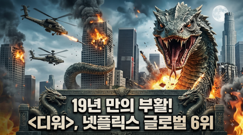 디워 넷플릭스 글로벌 6위, 심형래 감독 영화 19년 만에 역주행한 이유