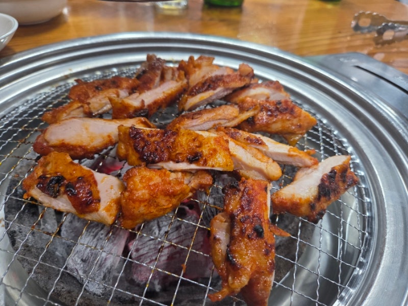[부천 역곡 맛집] 원조춘천숯불닭갈비 본관 솔직후기 ㅣ 초벌 구이, 가격, 메뉴 & 내돈내산 총....