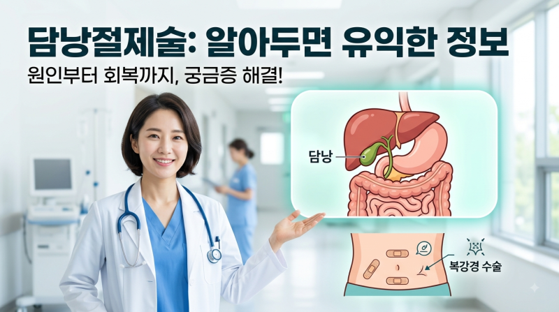 담낭절제술 후 회복 기간, 얼마나 걸릴까? 수술부터 식단관리까지
