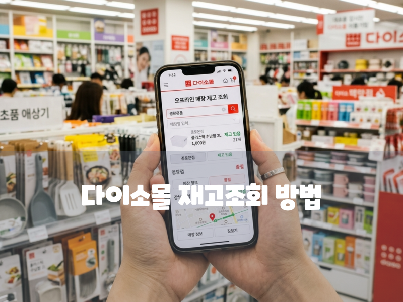 다이소몰 재고조회 방법부터 헛걸음 방지 꿀팁! 무료배송 조건 총정리