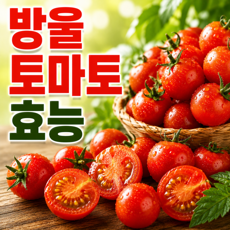 방울토마토 효능, 아침 공복에 먹으면 좋은 진짜 이유