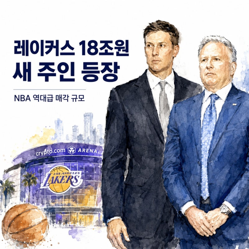 LA 레이커스 18조원에 팔렸다, 트럼프 사위 일가까지 등장