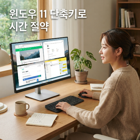 단축키 하나로 달라지는 윈도우 11 경험: 몰랐다면 손해! 생산성 극대화 비법