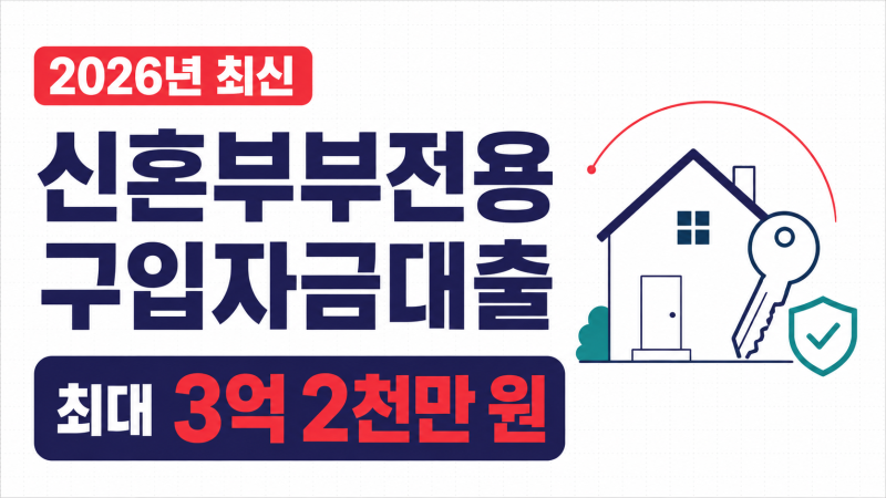 신혼부부전용 주택구입 대출