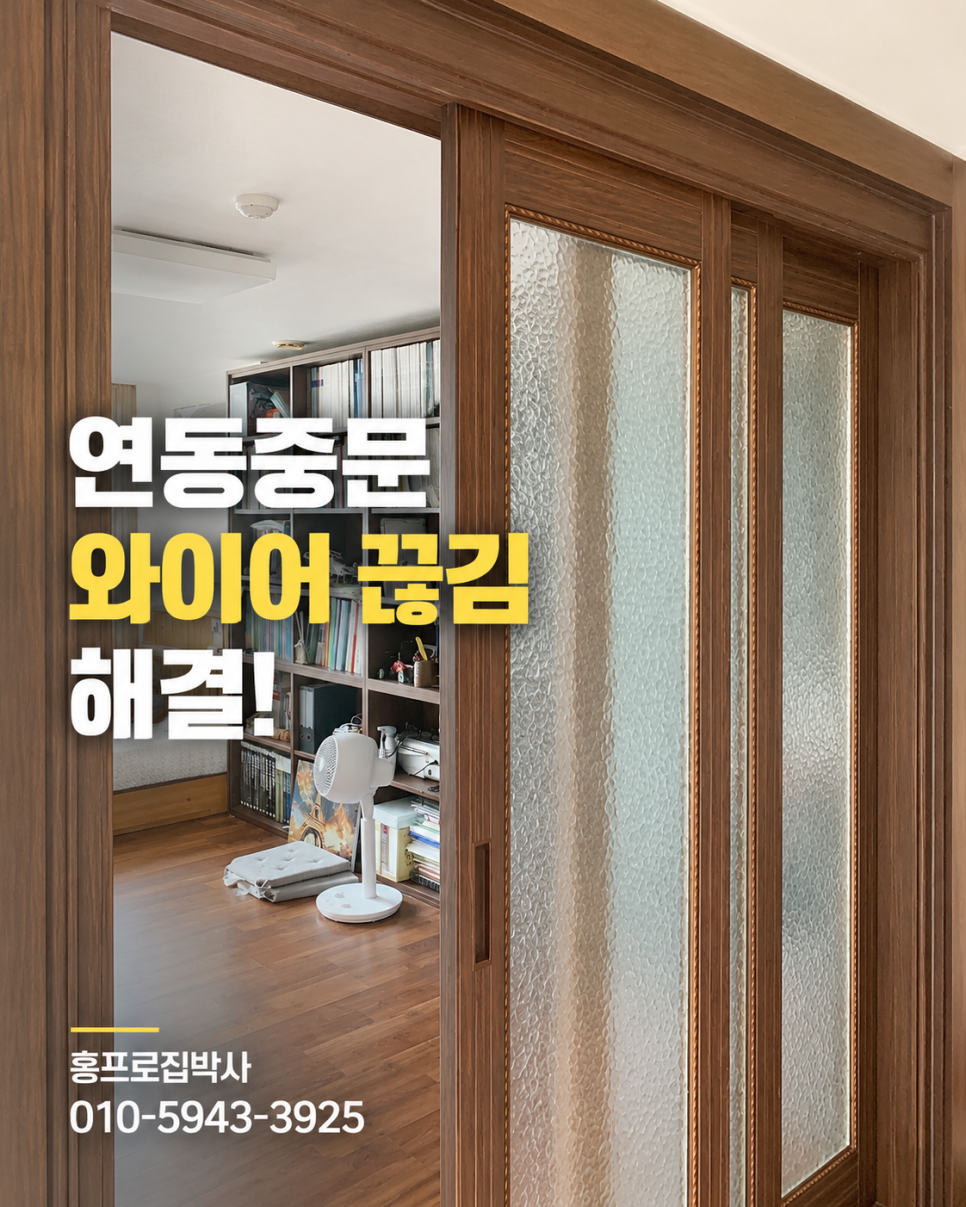 성남시 분당구 3연동중문 와이어 끊김, 바로 이렇게 해결했어요