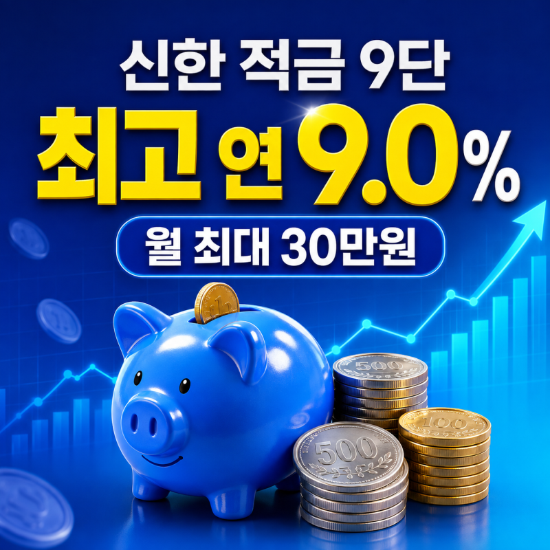 신한은행 ‘신한 적금 9단’ 출시…연 9% 받으려면 꼭 알아야 할 조건