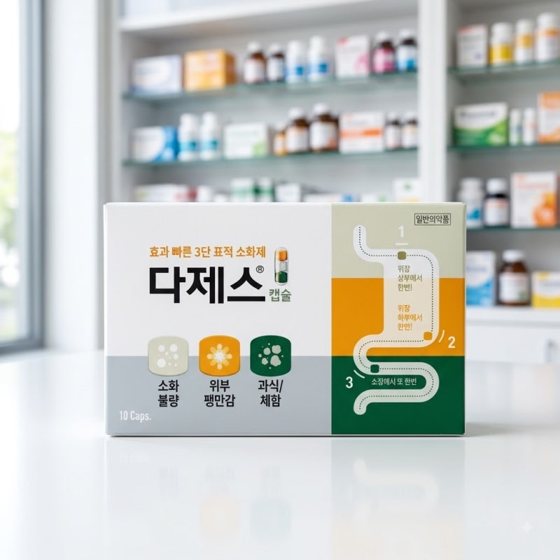 다제스 캡슐 효과적인 섭취방법과 복용 시 주의사항 총정리