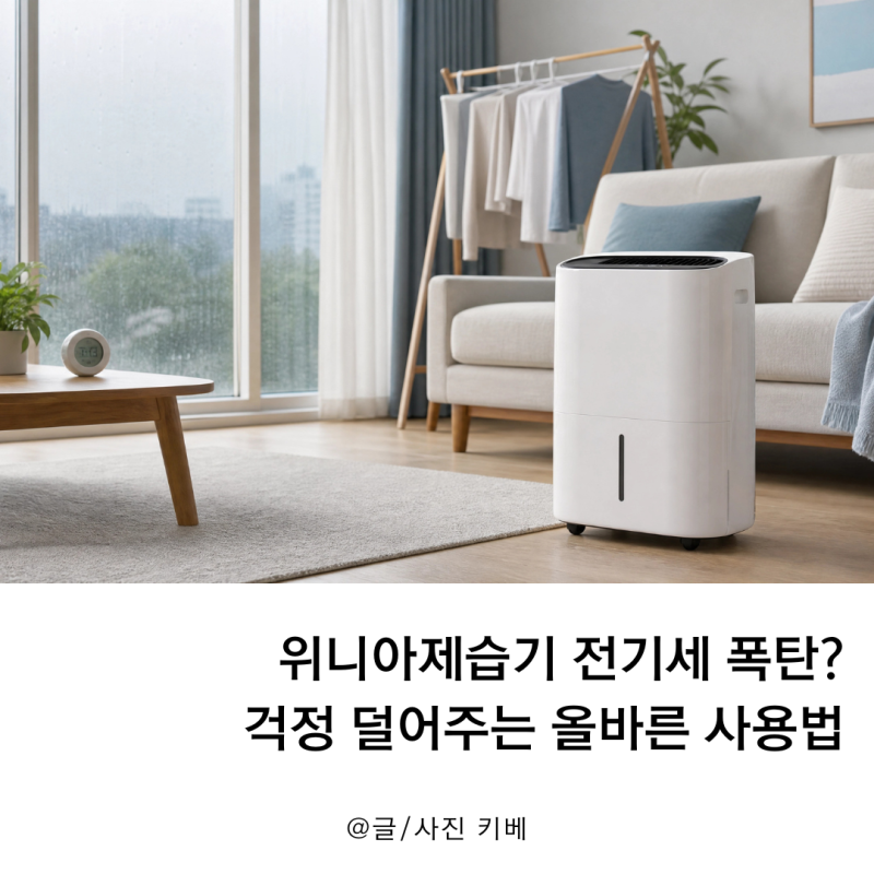 위니아제습기 전기세 폭탄? 걱정 덜어주는 올바른 사용법과 특징 정리