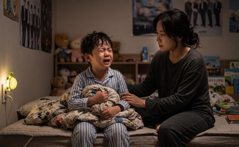 16편 [야경증/야간놀람] 자다 말고 눈 감은 채 비명을 지르며 울 때 (야경증 vs 야간 놀람)