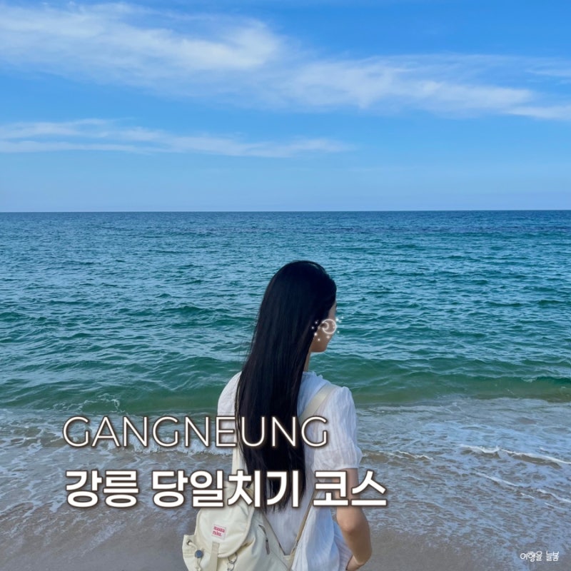 강릉 당일치기 여행 코스 추천｜뚜벅이로 안목해변부터 소품샵 투어