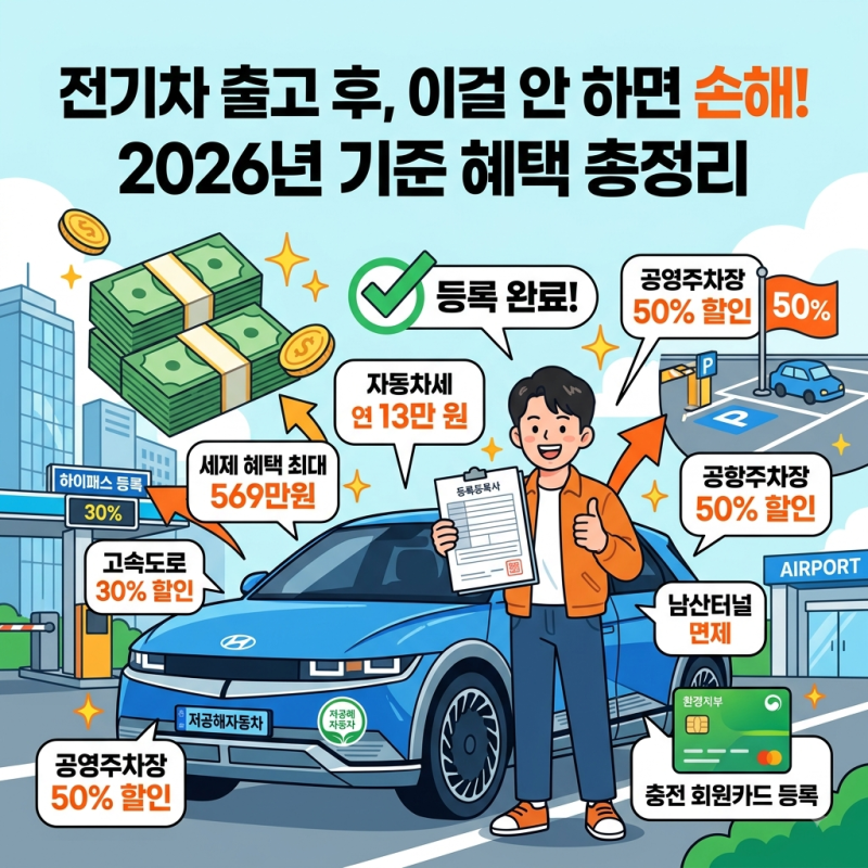전기차 출고 후, 이걸 안 하면 손해