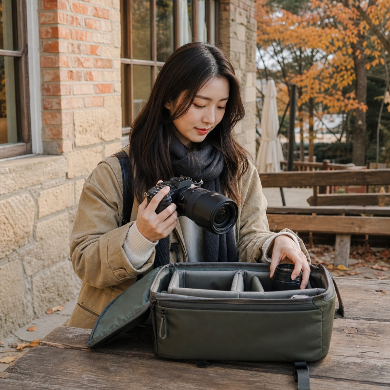 여행용 카메라가방 고르는 법｜미러리스와 렌즈를 빠르게 꺼내는 수납 기준