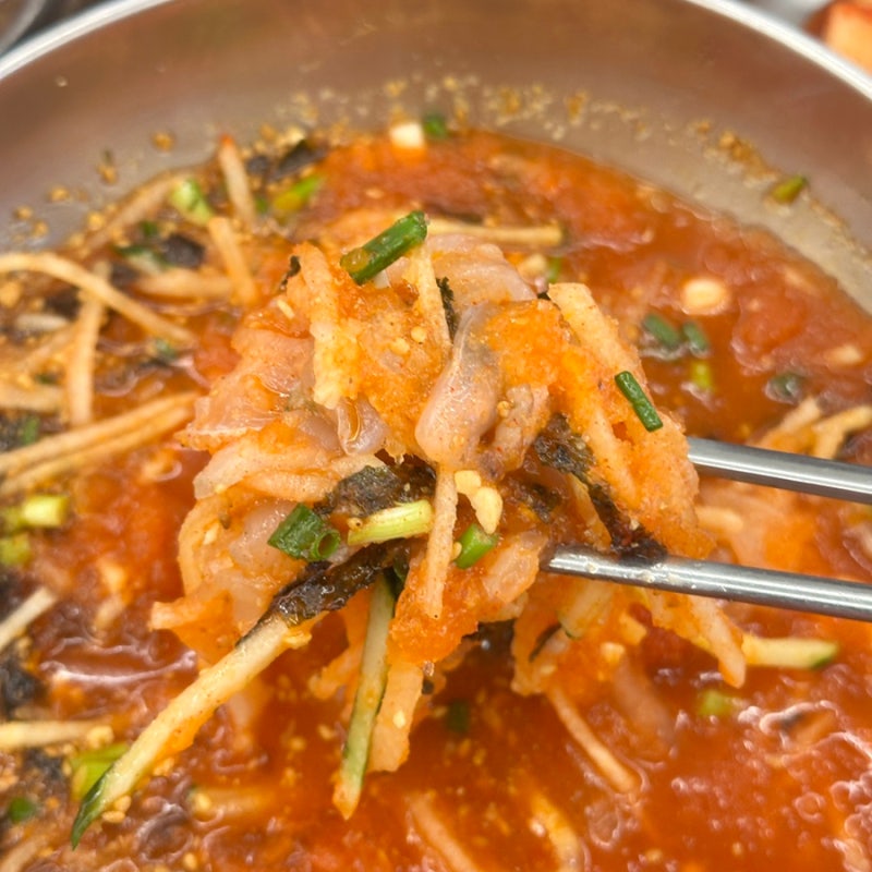 포항 물회 환여횟집 영일대해수욕장 맛집 재방문