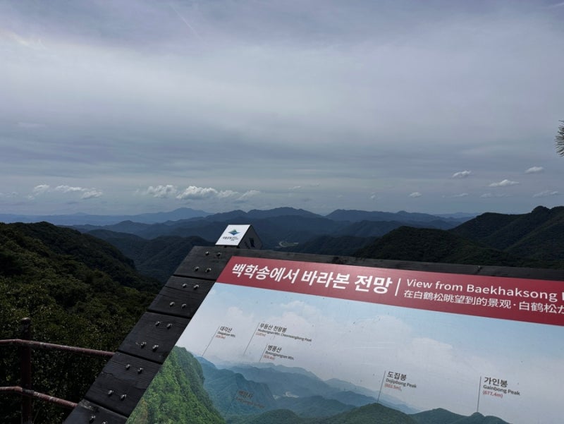 내장산 신선봉 백암산 상왕봉 1일2산 최단코스