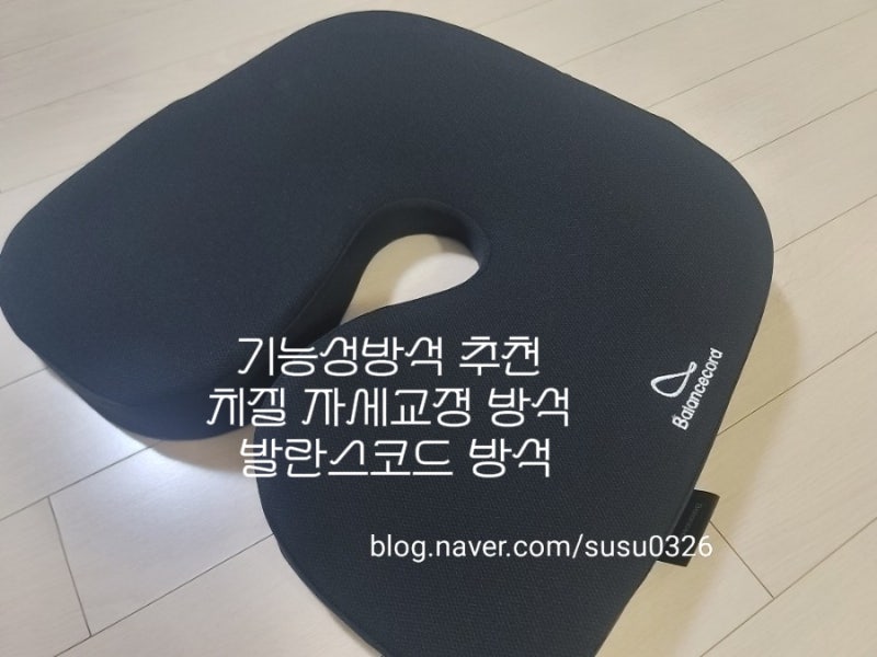 기능성방석 추천 치질 자세교정 방석 발란스코드 방석