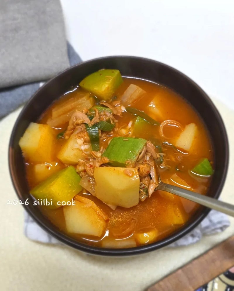 고추장찌개 레시피  참치 고추장찌개 감자 고추장찌개 레시피