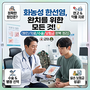 화농성 한선염 원인 및 수술 치료, 실손 보험금 청구 방법 | 연고 VS 병원 (+ 엉덩이 종기 차이,....