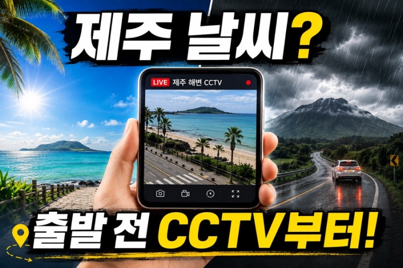 제주 실시간 CCTV 날씨 확인 방법｜여행 출발 전 꼭 보는 사이트 총정리