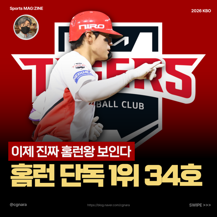 "또 넘겼다, 이제 진짜 <b>홈런</b>왕 보인다" <b>김도영</b> 34호…KIA 팬들 설렌다