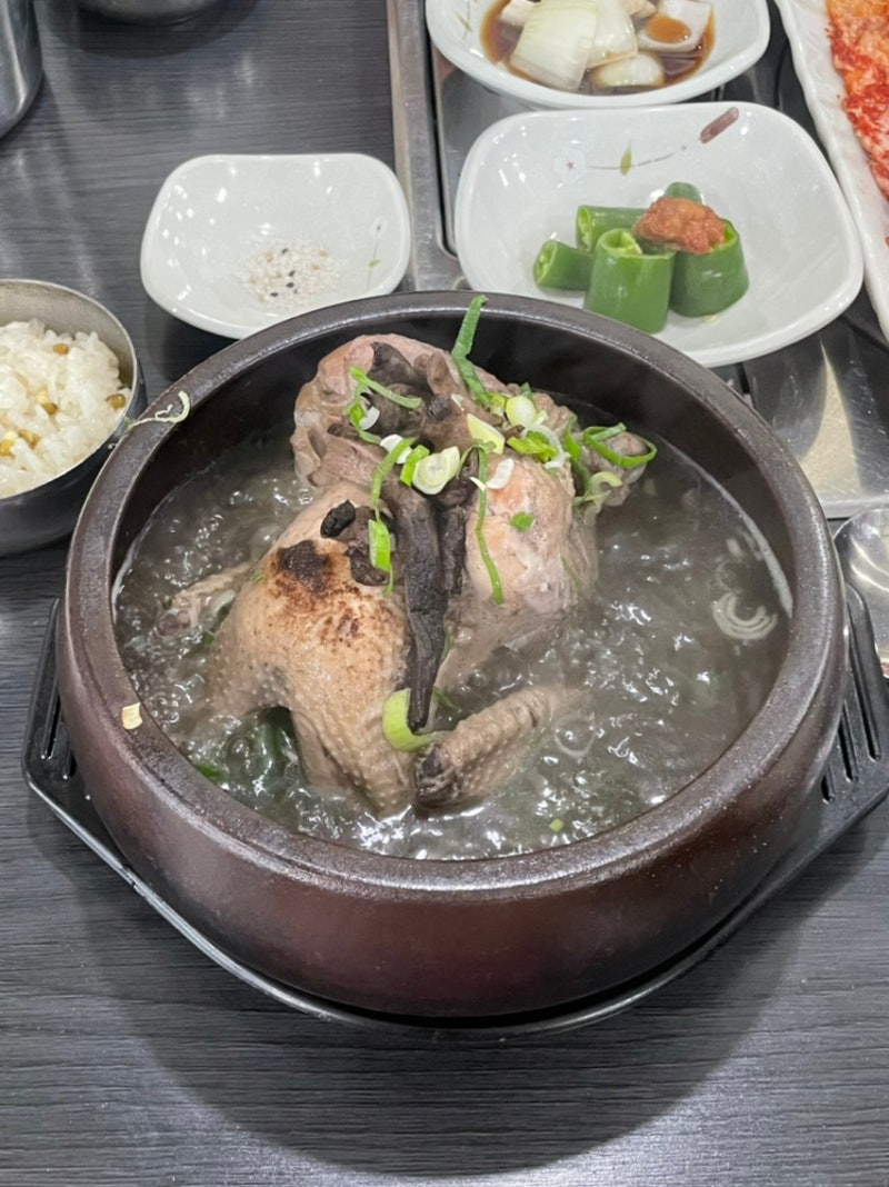 대구 현풍 구지맛집 보양식 능이버섯 삼계탕 '구지일송정'