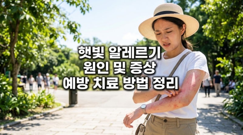 햇빛 알레르기 원인 및 증상 예방 치료 방법 정리