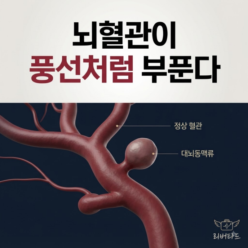 “머릿속 혈관이 풍선처럼 부푼다?” 대뇌동맥류란 이런 질환