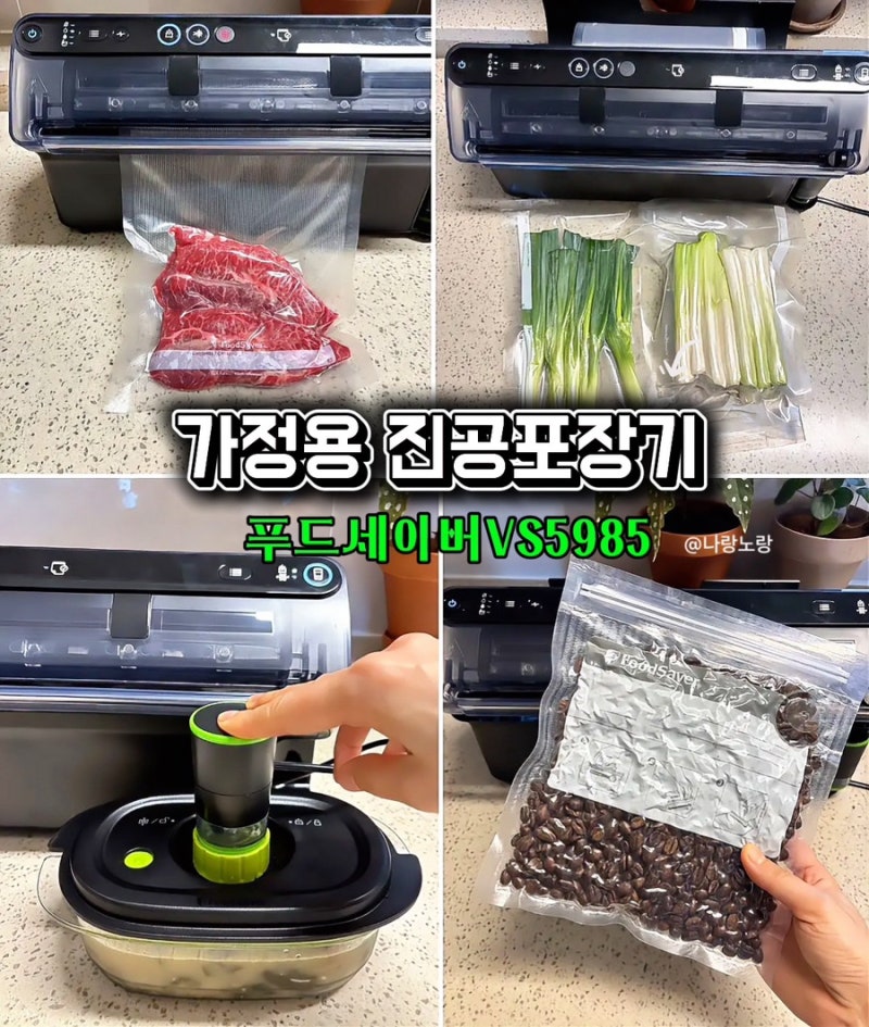 코스트코 가정용 진공포장기 추천! 푸드세이버 5985 국물 식재료 소분 후기
