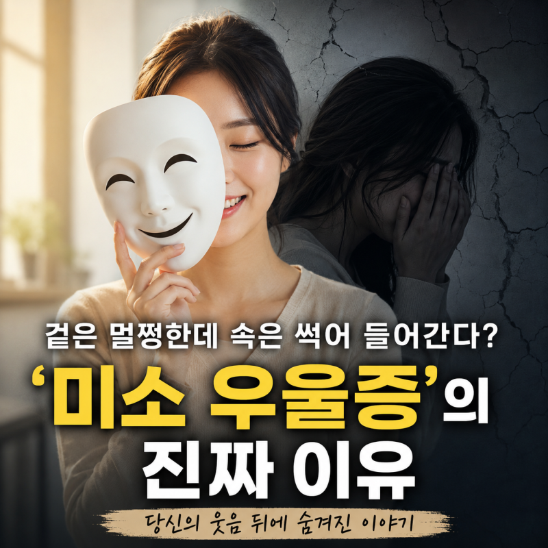 겉은 멀쩡한데 속은 썩어 들어간다? ‘미소 우울증’의 진짜 이유