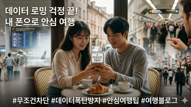 데이터로밍 무조건차단 설정방법, 해외여행 전 안 하면 요금폭탄 맞습니다