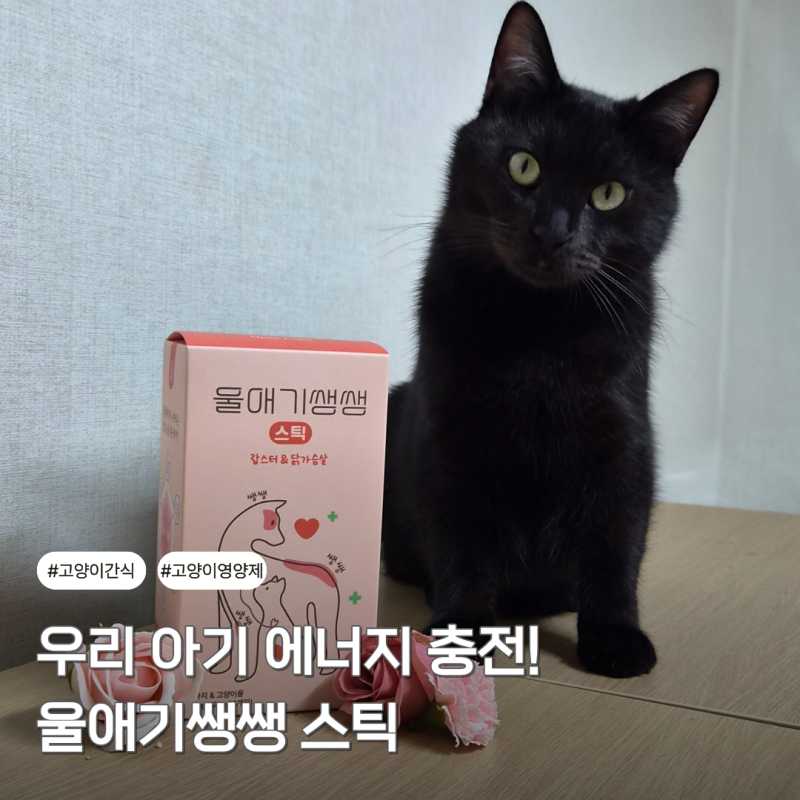 고양이 간식 울애기쌩쌩 스틱 7 in 1 종합 고양이 영양제