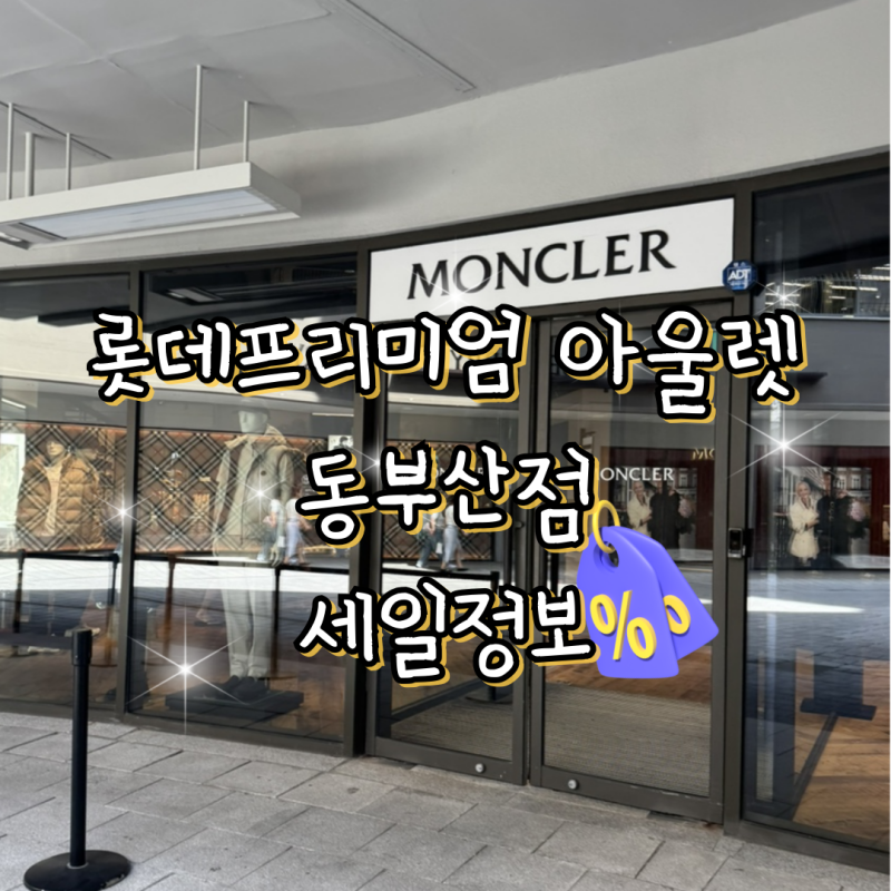 롯데프리미엄아울렛 동부산점 부산 애견동반 아울렛 명품 세일 정보