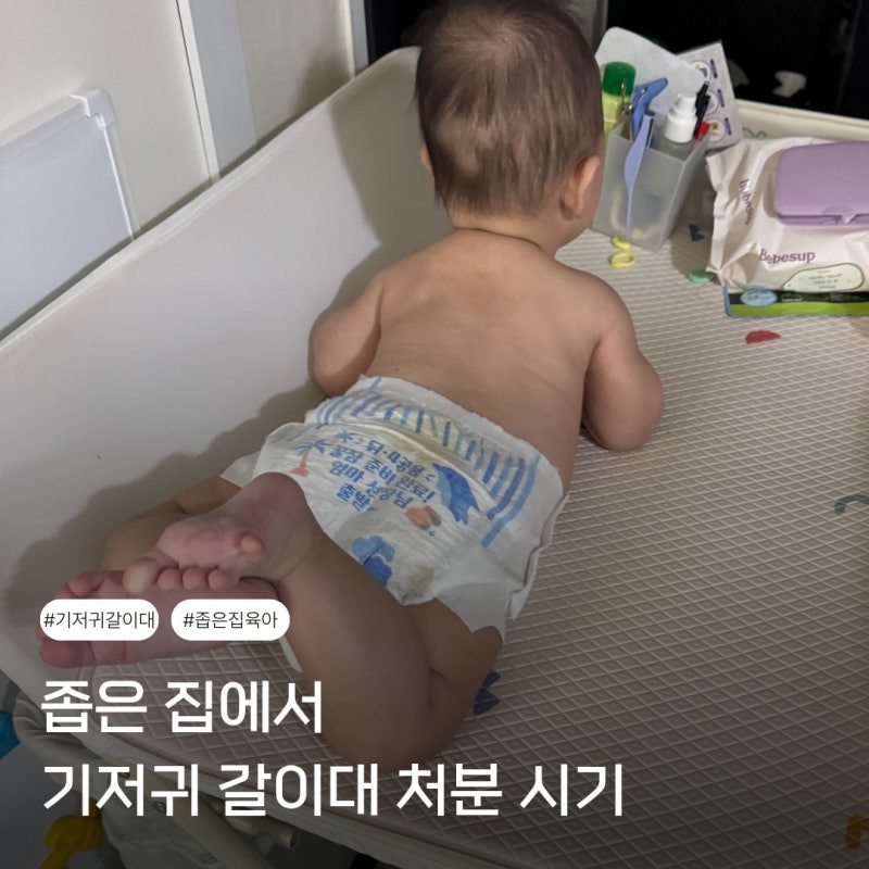 좁은 집에서 기저귀 갈이대 없애는 시기 언제가 적당할까? 처분 후 대안까지