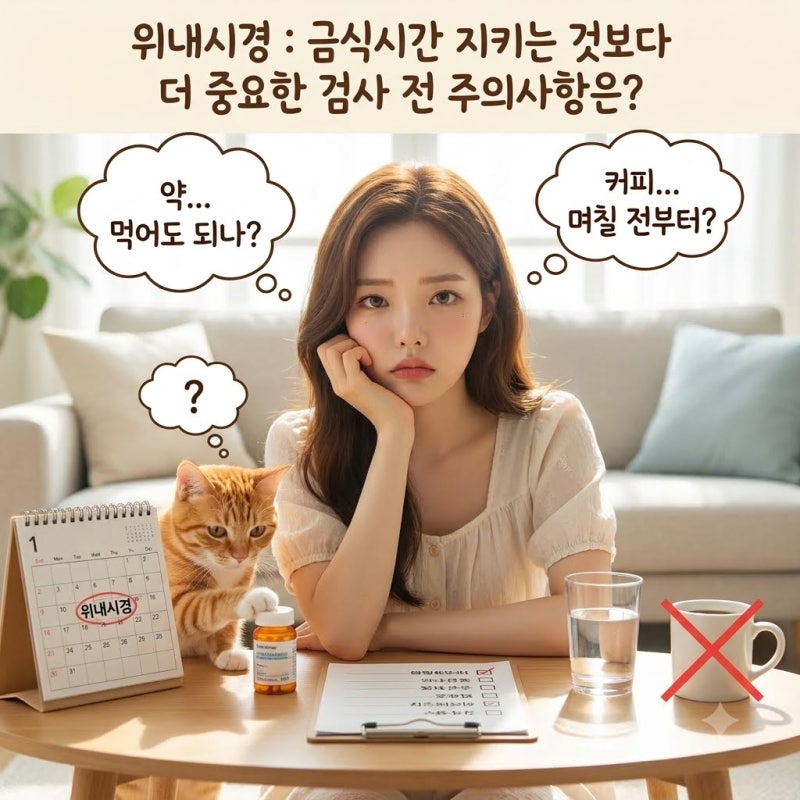 위내시경 : 금식시간 지키는 것보다 더 중요한 검사 전 주의사항은?