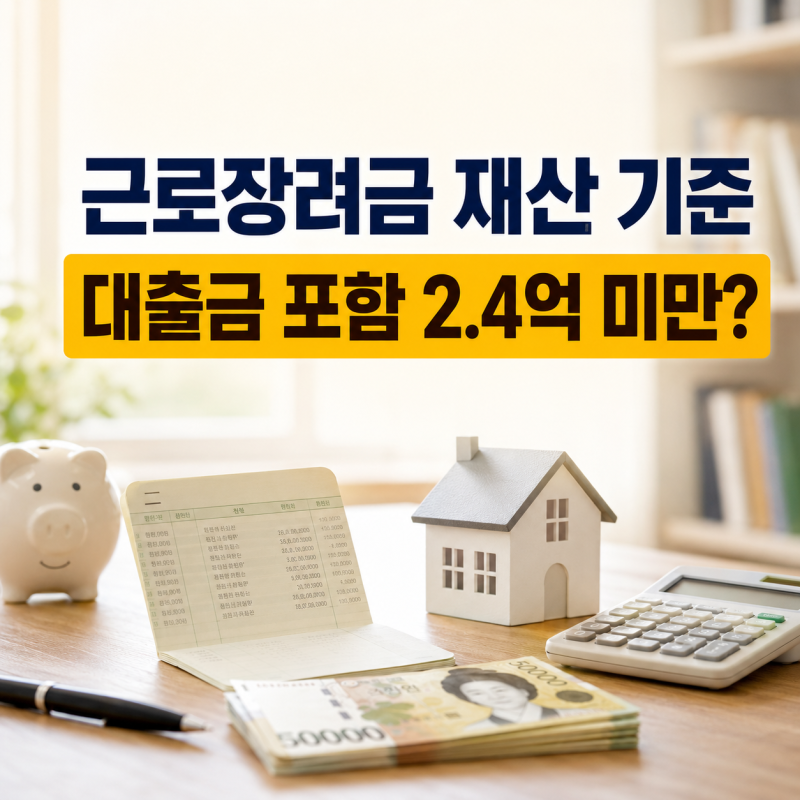 근로장려금 신청 자격 모르면 손해인 재산 조건