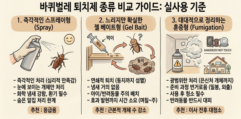 바퀴벌레 완벽 퇴치 & 바퀴벌레 알 예방법 (+바퀴벌레 퇴치제 비교)