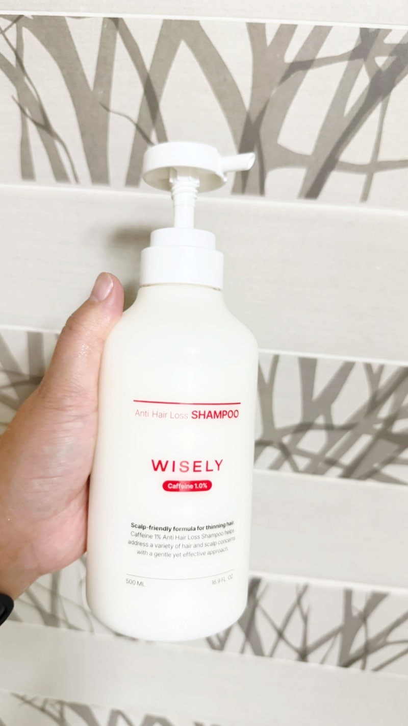 와이즐리 카페인 탈모 지성용 샴푸 500ml 추천, 남편 샴푸로 골라봤어요
