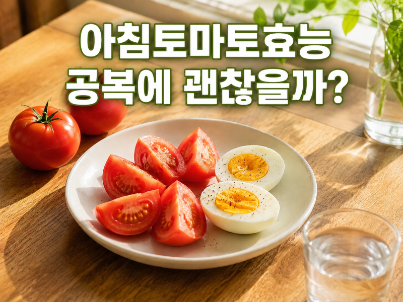 아침토마토효능 공복에 먹어도 될까 먹는 법과 부작용