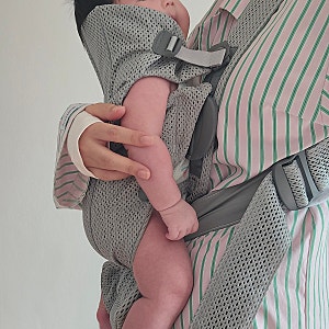 신생아 아기띠 베이비뵨 미니 대여 사용후기 사용시기 및 장단점