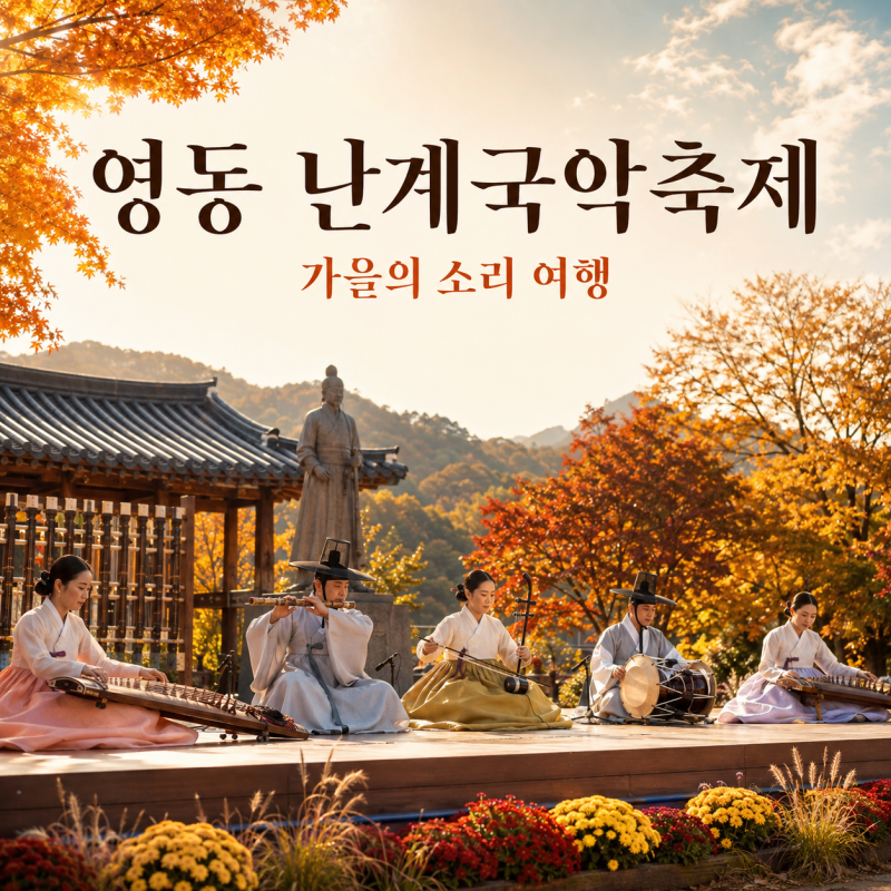 2026 영동난계국악축제, 가을 영동에서 국악을 만나는 하루